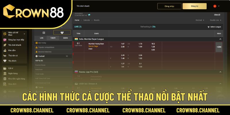 Chia sẻ các hình thức cược nổi bật ở sảnh