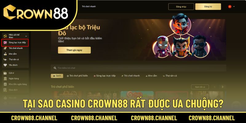 Những ưu điểm của sảnh sòng bạc trực tiếp
